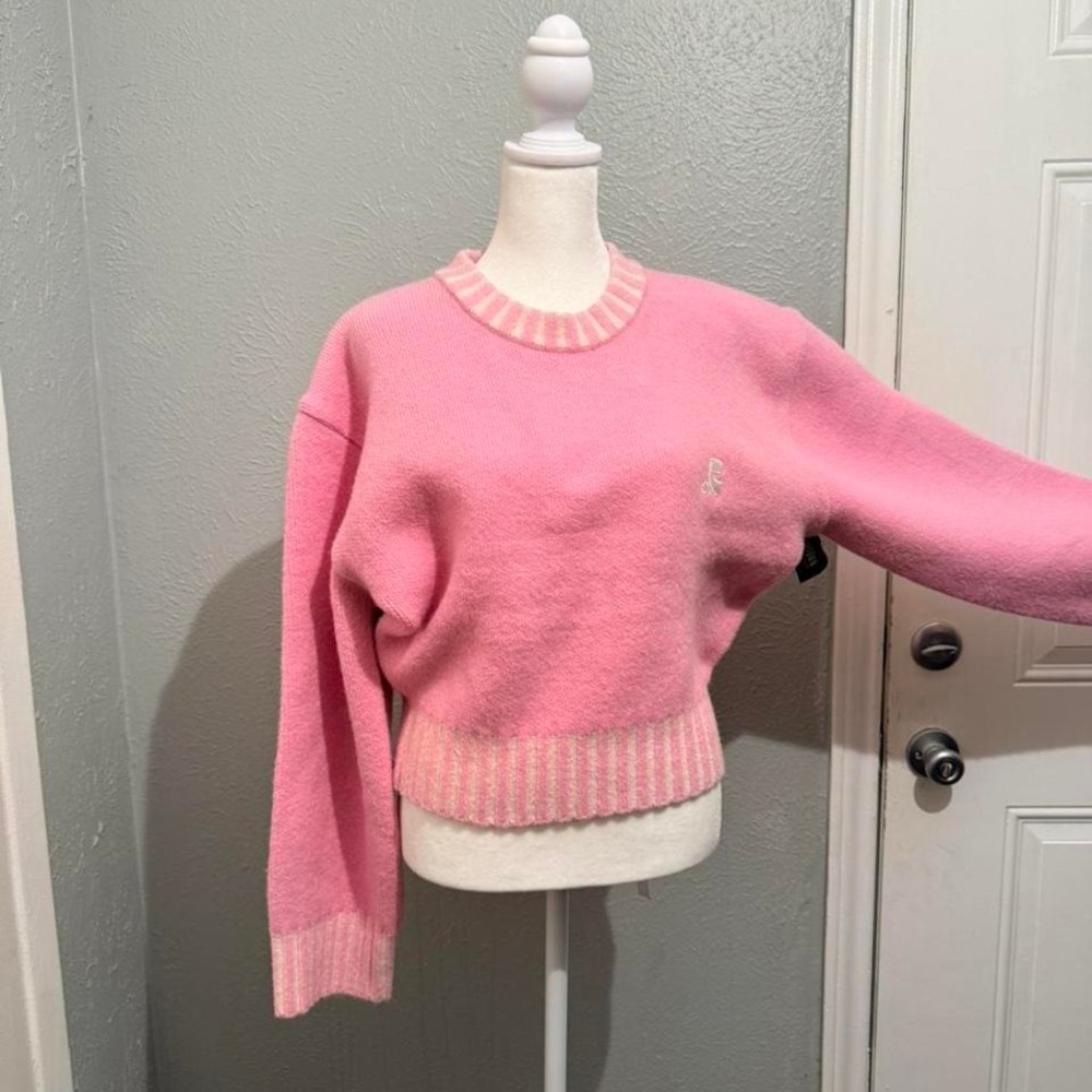 NWOT Rest &‎ Recreation Pink Sweater One Size ( best small/medium)